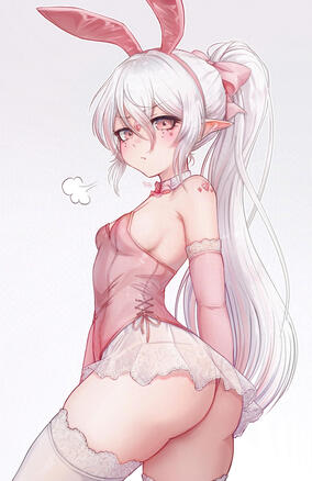 Echo (OC) in a bunny suit!